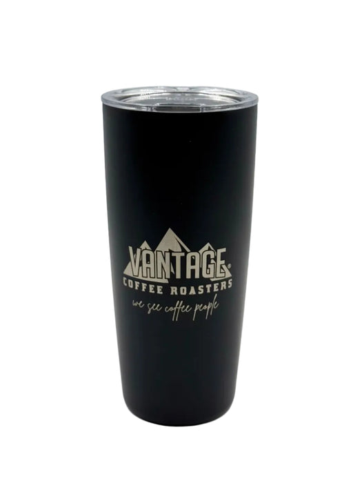 20oz Black VCR Tumbler