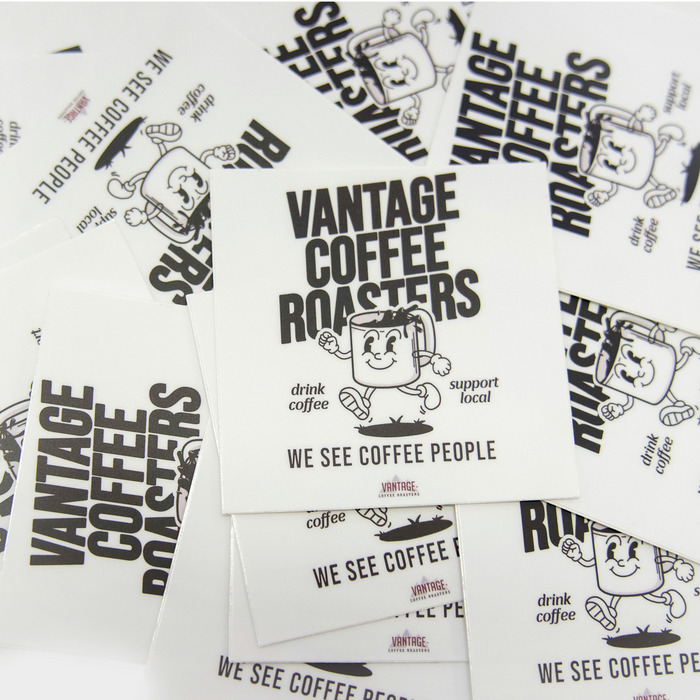 Vantage Coffee Roasters Stickers (White)